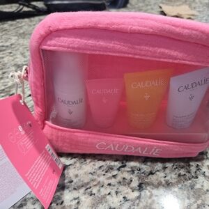 Caudalie Pink and Orange Skincare Set